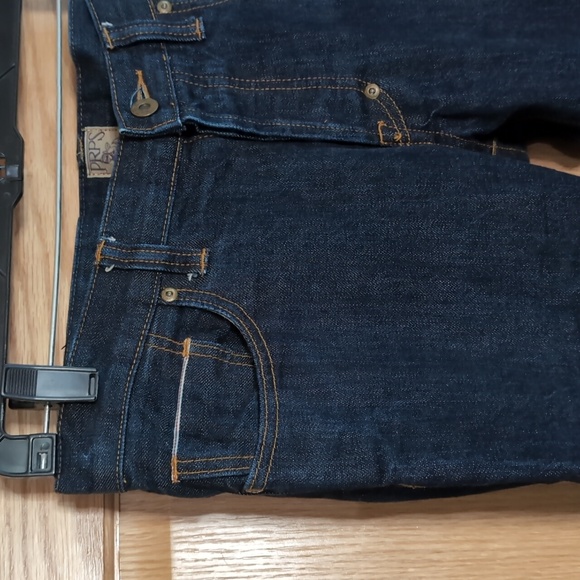 NWOT, Men's Sz 33 PRPS Dark Denim Button Fly Straight Leg Jeans - Picture 3 of 11